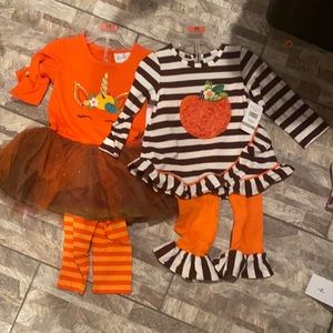 2t NWT fall outfits